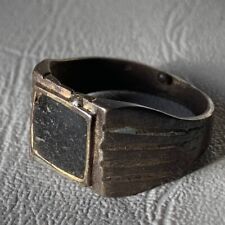 Ring Rare Ancient Bronze Antique Artifact Extremely Amazing Authentic Viking picture
