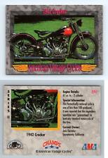 Crocker 1942 #189 American Vintage Cycles Series 2 1993 Champs Card picture