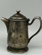 “NYC” Tea Pot New York Central Railroad International Silver Co Vintage 1940’s picture