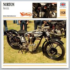 Norton 500 CS1 1928 Great Britain Edito Service Atlas Motorcycle Card picture