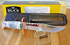 JOE HOUSER CUSTOM BUCK KNIFE 119 SPECIAL 75TH 420HC BLADE ELK ANTLER HANDLE picture