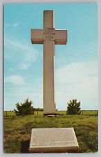 State View~Padilla Cross Near Lyons Kansas~Vintage Postcard picture