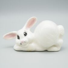 Vintage Signed Easter Bunny Ceramic Figurine picture