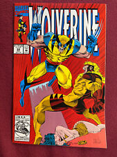 WOLVERINE #64  - SABRETOOTH - LARRY HAMA - MARVEL COMICS 1992 - GNARLY picture