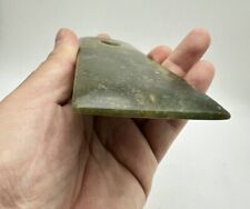 Superior  Quality Old Jade Ritual AXE Yu Fu ( Come Across Fortune) picture