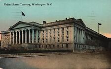 Washington DC, United States Treasury, 1913 Antique Vintage Postcard b5973 picture