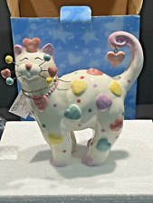 Whimsiclay Amy Lacombe 2005 Kandy Fancy Feline Cat Figurine #13049 New in Box picture