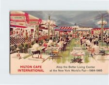 Postcard Hilton Cafe International Better Living Center New York USA picture