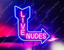 Live Nudes Stripper Pole Girl Dance Vivid LED Neon Sign Light Lamp With Dimmer picture