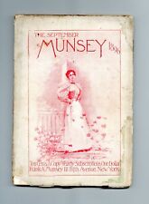 Munsey's Magazine Pulp Sep 1896 Vol. 15 #6 GD+ 2.5 picture