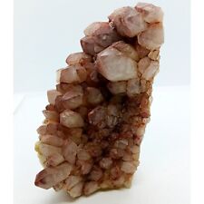 Red quartz cluster - sparkling red quartz crystal raw hematoid quartz  picture