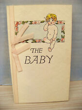 Baby Birth Card - Vintage 1915 - Pink for Girl picture