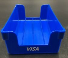 Vintage VISA Receipt Tray - Blue Plastic picture