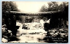 Postcard Bear River at Poplar Tavern, North Newry ME Maine c1917-1930 RPPC A143 picture