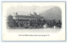 c1900s New Fort William Henry Hotel Lake George NY PMC Unposted Antique Postcard picture