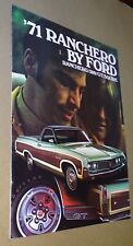 1971 Ford Ranchero Brochure + Siesta Cab-Over Flyer picture