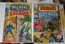 Amazing Adventures Inhumans and the Black Widow #5 & #  6 Marvel Comics 1971 picture