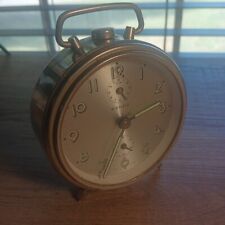 Vintage 1930s  Kienzle Desk Wind Up Alarm Clock German ***TESTED WORKS***  picture