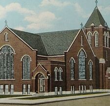 c1920 Christ Evangelical Lutheran Church Dayton Ohio Vintage Postcard picture