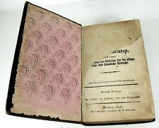 1816 Antique German Christianity Religion Book PRINTED IN Minden GERMANY picture