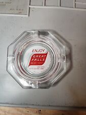 Vintage Enjoy Great Falls Select Beer Ashtray Octagon  picture