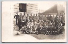 WW1 Era Austro-Hungarian Soldiers Officers RPPC Real Photo Postcard Q26 picture