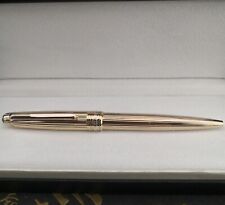 Luxury 163 Metal Series Stripes Gold Color 0.7mm nib Ballpoint Pen picture