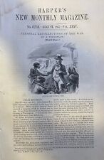 1867 Civil War Cedar Mountain illustrated picture