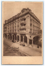 c1910 Hotel Bristol Genova Via XX Settembre 35 Italy Posted Vintage Postcard picture