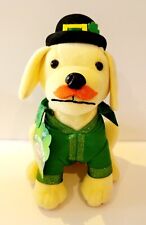 Raising Canes Cane's Limited Edition St Patrick's Day Puppy Dog Plush NWT-8” picture