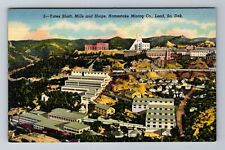 Lead SD-South Dakota, Yates Shaft, Mills And Shops, Antique, Vintage Postcard picture
