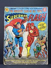 1976 DC Limited Collectors Edition Superman vs. Flash C-48 Giant Comic Race Poor picture