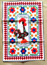 Vintage Portugal Tea Towel Traditional Portuguese Rooster picture
