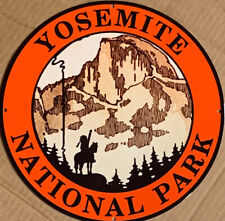 Vintage Style yosemite california national park Heavy Steel Metal Quality Sign picture