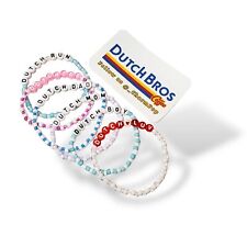 Dutch Bros Friendship Bracelets Collection CUSTOM 2024 Set Of 6 picture