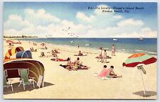 Postcard It's Lovely-Singer's Island Beach Riviera Beach Florida Unposted picture