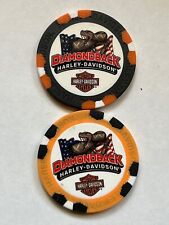 Harley Davidson Wide Print Poker Chip Diamondback HD in Lawton Oklahoma (Pick 1) picture