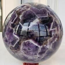 2600g Natural Dream Amethyst Quartz Crystal Sphere Ball Healing picture