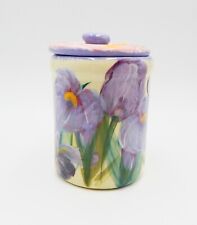 Lesal Ceramics Floral Canister Tulip Lisa Lindberg Van Nortwick Hand Crafted picture
