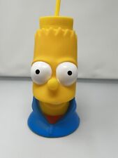 The Simpson's Bart Simpson travel bottle cup Universal Studios large (READ DESC) picture
