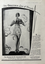 1930 The British HW Gossard Co Ltd Regent St London Beauty Girdle VTG Print Ad picture