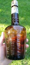 Antique JNO Wyeth & Bro Embossed Bottle Liq Ext. Malt Philadelphia Honey Amber picture