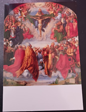 vtg postcard Albrecht DURER Adoration of the Trinity  art unposted picture