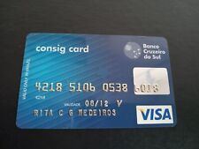 Brazil - Banco Cruzeiro do Sul card - Visa - Extinct bank card picture
