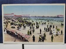 1916 ON THE BEACH ATLANTIC CITY NEW JERSEY POSTCARD picture