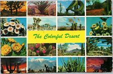 postcard The Colorful Desert - scenic multiview picture