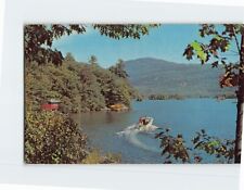 Postcard Adirondack Mountain Lake New York USA picture
