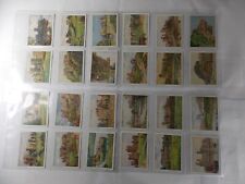 Wills Cigarette Cards British Castles 1925 Complete Set 25 in Pages picture