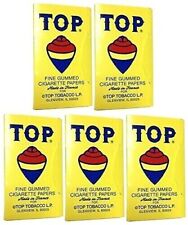 5x Tops Rolling Papers 100/Pk 500 Lvs - *5 PACK SPECIAL* *USA Shipped* picture