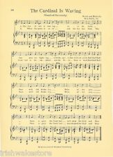 STANFORD UNIVERSITY Vintage Song Sheet c1927 